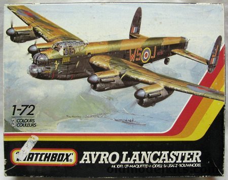 Matchbox 1/72 Lancaster BMk.I/III - 9 Sq RAF December 1944/45 'Tallboy' 12,000 lb Bomb Tirpitz Raid/ Royal Australian Air Force (RAAF) 1945 / RAF 106 Sq Coningsby 1942, PK-602 plastic model kit